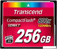 Карта памяти Transcend 800x CompactFlash Premium 256GB (TS256GCF800)