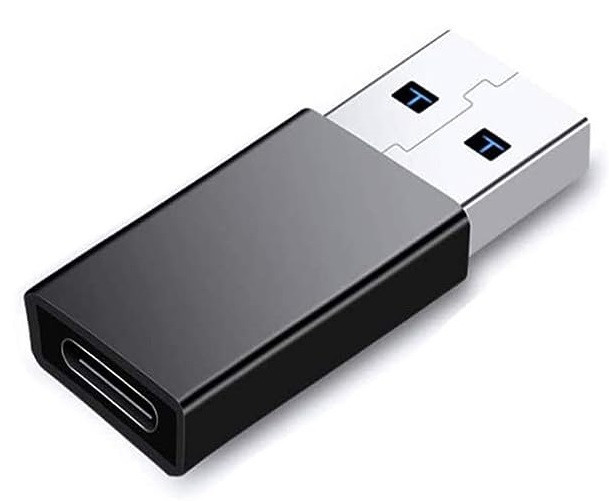 Адаптер - переходник OTG USB3.1 Type-C - USB3.0, ver.01, черный - фото 1 - id-p141888613