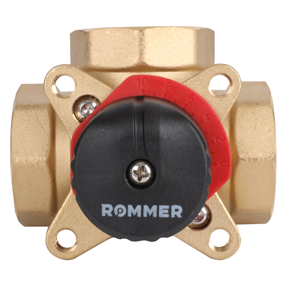 ROMMER 3-х ходовой смесительный клапан 1 1/4 KVs 16 - фото 1 - id-p220768151