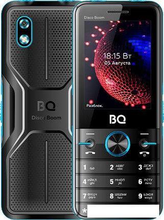 Кнопочный телефон BQ-Mobile BQ-2842 Disco Boom (бирюзовый), фото 2