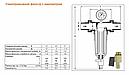 Фильтр промывной с манометром 3/4″  TIM JH-2001, фото 2