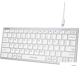 Клавиатура A4Tech Fstyler FX51 (серебристый/белый), фото 3