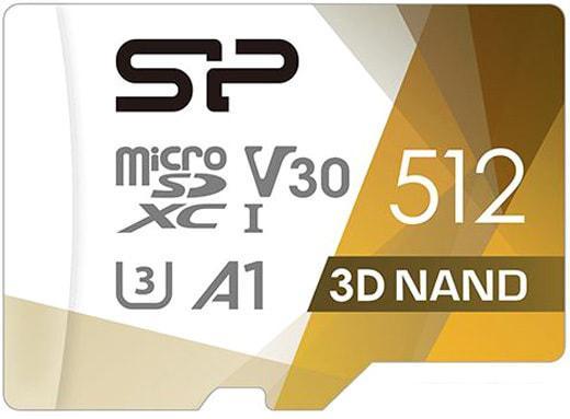 Карта памяти Silicon-Power Superior Pro microSDXC SP512GBSTXDU3V20AB 512GB (с адаптером) - фото 2 - id-p220710836