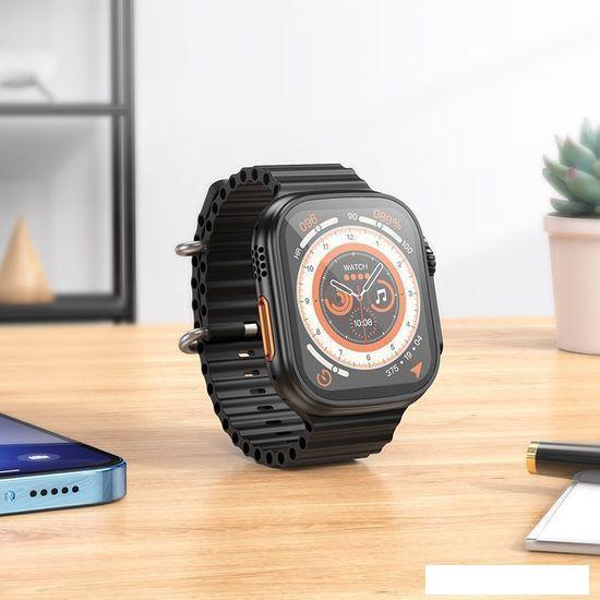 Умные часы Hoco Y12 Ultra (черный) - фото 5 - id-p220713156