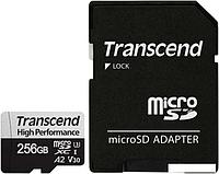 Карта памяти Transcend microSDXC 330S 256GB (с адаптером)