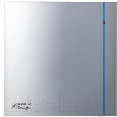 Вентилятор накладной Soler&Palau Silent-100 CZ Silver Design - 3C / 5210603400 - фото 1 - id-p217424654