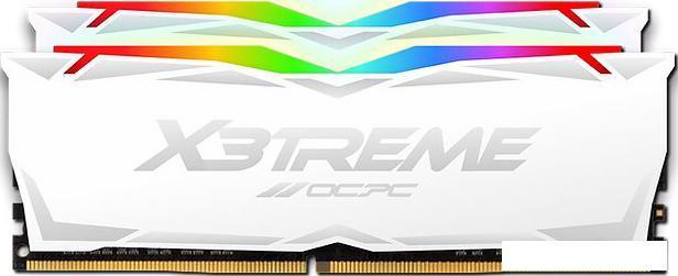 Оперативная память OCPC X3 RGB White 2x32ГБ DDR4 3200 МГц MMX3A2K64GD432C16W, фото 2