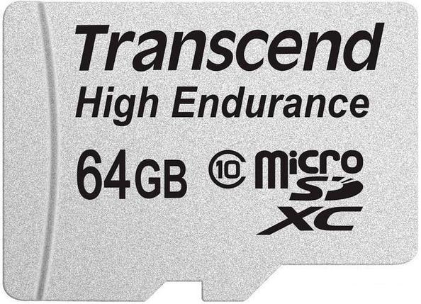 Карта памяти Transcend microSDXC HE (Class 10) UHS-I 64GB + адаптер [TS64GUSDXC10V], фото 2