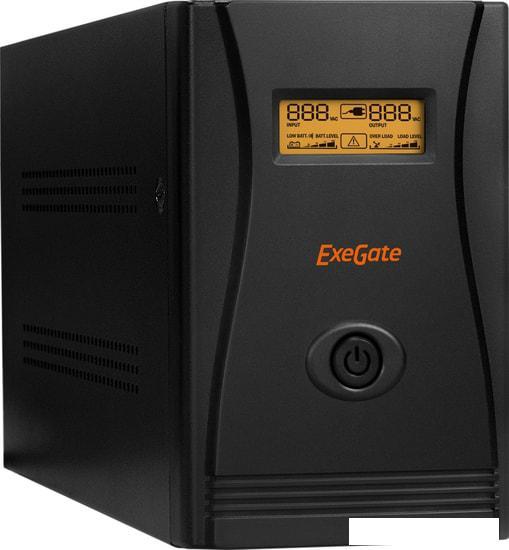 Источник бесперебойного питания ExeGate SpecialPro Smart LLB-1200.LCD.AVR.EURO.RJ.USB