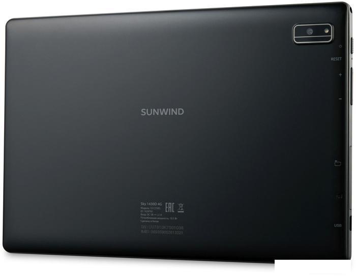 Планшет SunWind Sky 1430D 4G 4GB/64GB (черный) - фото 6 - id-p220712213