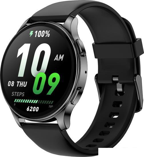 Умные часы Amazfit POP 3R (черный, с силиконовым ремешком)