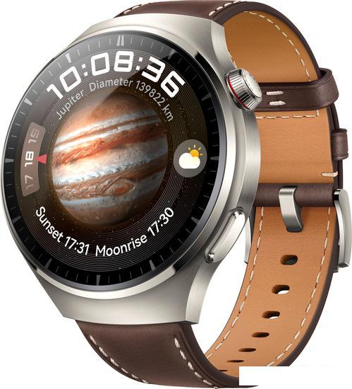 Умные часы Huawei Watch 4 Pro (с кожаным ремешком) - фото 1 - id-p220713384