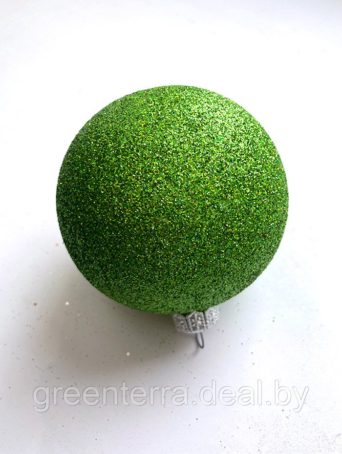 Шары пластиковые, парча зелёный хамелеон 8 см - фото 4 - id-p220769216
