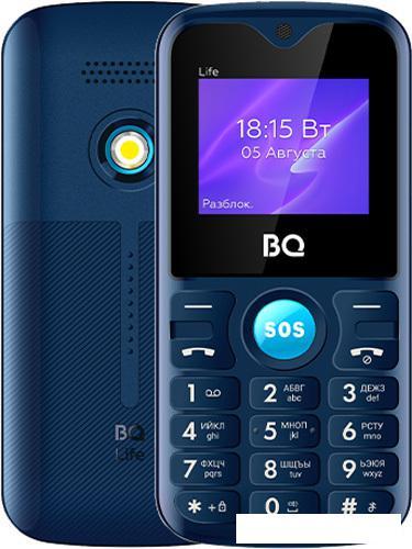 Кнопочный телефон BQ-Mobile BQ-1853 Life (синий) - фото 1 - id-p220463441