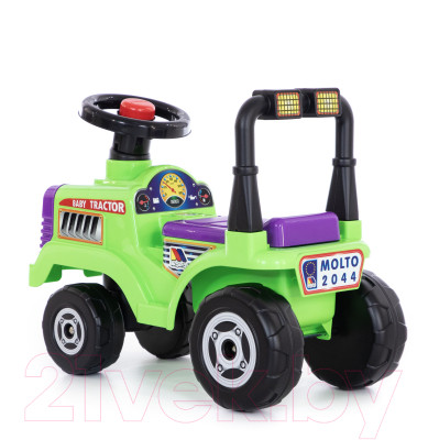Каталка детская Полесье трактор Митя со звуковым сигналом / 7956 - фото 2 - id-p217428852