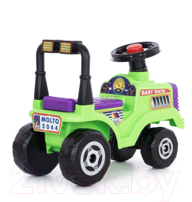 Каталка детская Полесье трактор Митя со звуковым сигналом / 7956 - фото 3 - id-p217428852