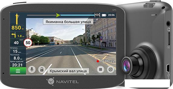 Видеорегистратор-навигатор (2в1) NAVITEL RE 5 Dual, фото 2