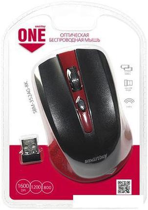 Мышь SmartBuy One 352AG (черный/красный), фото 2