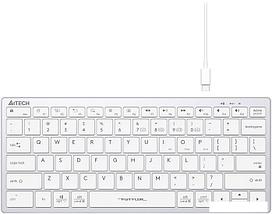 Клавиатура A4Tech Fstyler FBX51C (серебристый/белый), фото 2