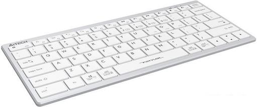 Клавиатура A4Tech Fstyler FBX51C (серебристый/белый), фото 3