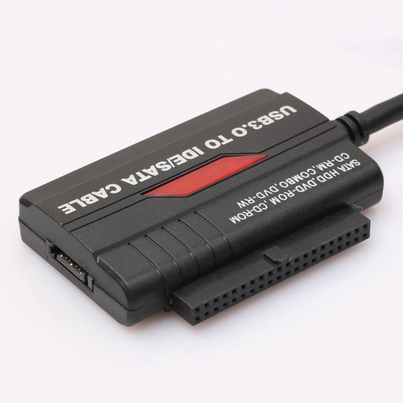 Адаптер - переходник - кабель USB3.0 - IDE/SATA для жесткого диска SSD/HDD 2.5 /3.5 , ver.01, черный - фото 2 - id-p220769520