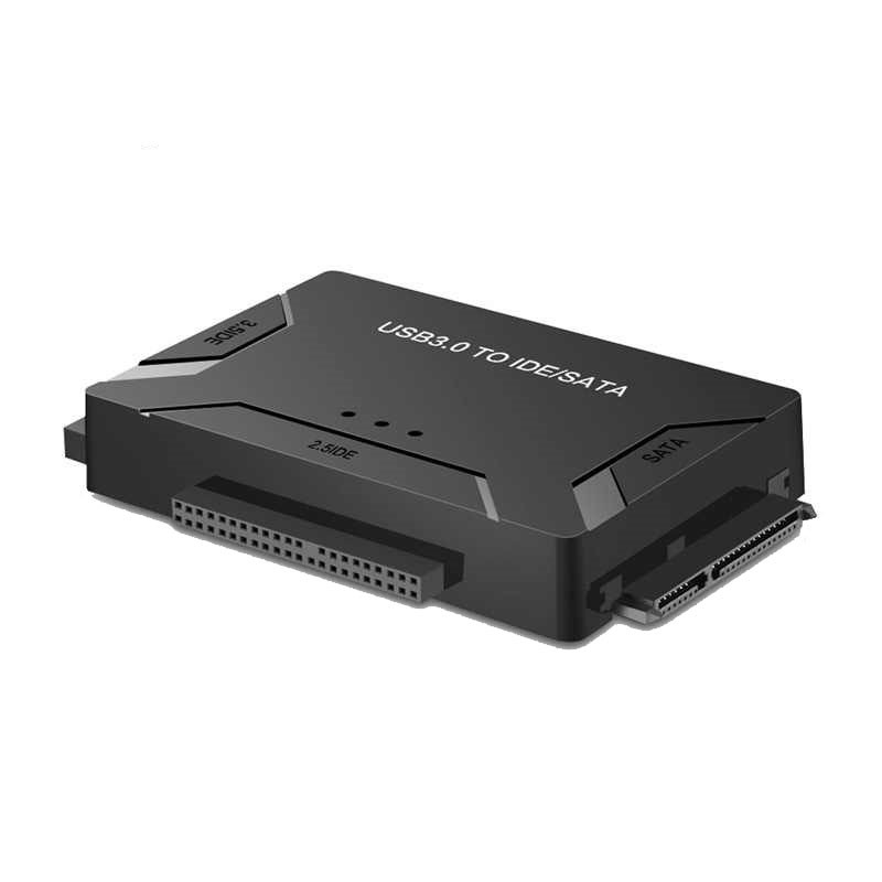 Адаптер - переходник - кабель USB3.0 - IDE/SATA для жесткого диска SSD/HDD 2.5 /3.5 , ver.02, черный 555996 - фото 1 - id-p220769546