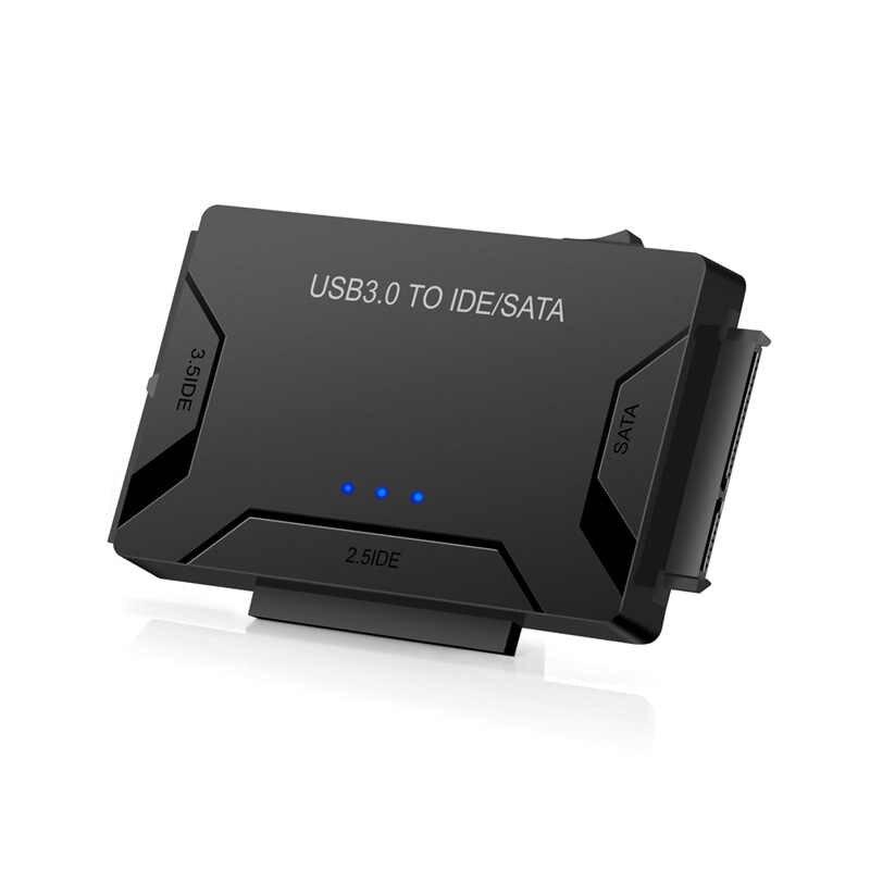 Адаптер - переходник - кабель USB3.0 - IDE/SATA для жесткого диска SSD/HDD 2.5 /3.5 , ver.02, черный 555996 - фото 2 - id-p220769546