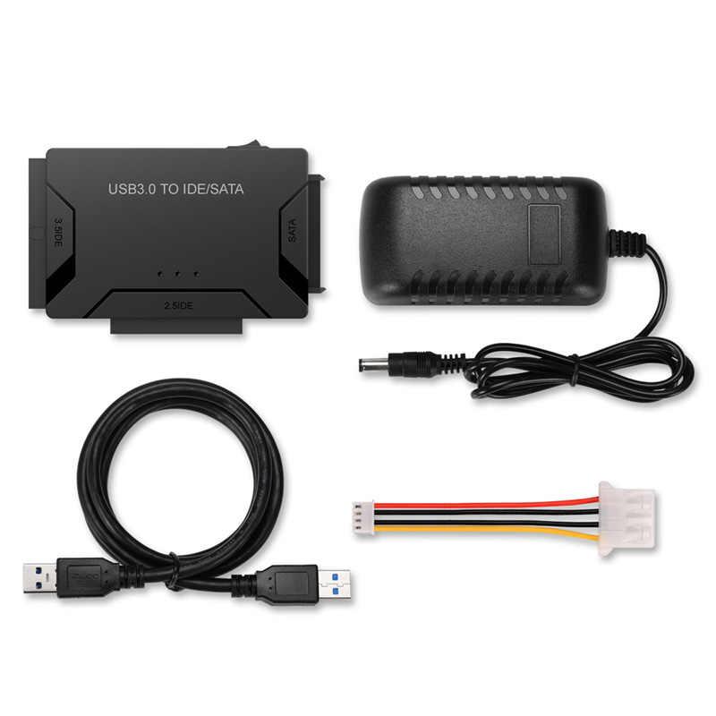 Адаптер - переходник - кабель USB3.0 - IDE/SATA для жесткого диска SSD/HDD 2.5 /3.5 , ver.02, черный 555996 - фото 5 - id-p220769546