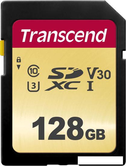 Карта памяти Transcend SDXC 500S 128GB - фото 1 - id-p220533612