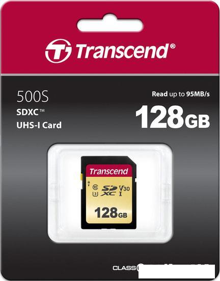 Карта памяти Transcend SDXC 500S 128GB - фото 2 - id-p220533612