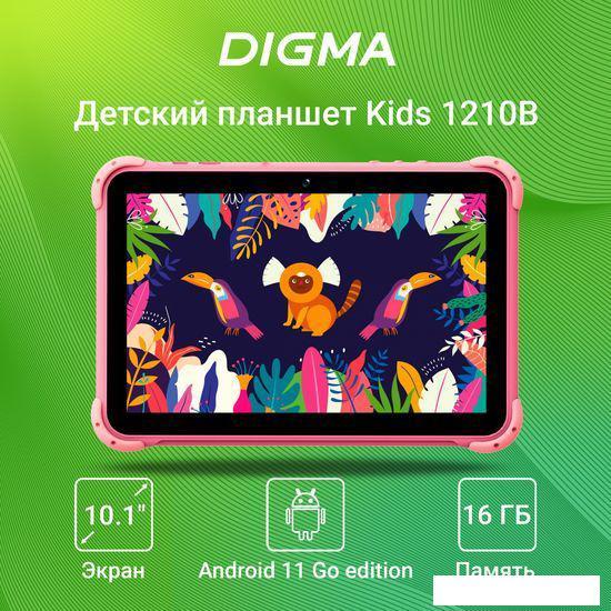 Планшет Digma Kids 1210B (розовый) - фото 5 - id-p220713610