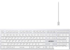 Клавиатура A4Tech Fstyler FBX50C (серебристый/белый), фото 2