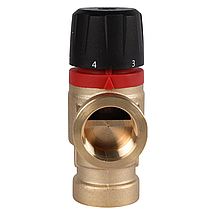 ROMMER RVM-0111-164320 термостатический смесительный клапан 3/4  ВР 20-43°С KV 1,6 (боковое смешивание), фото 2