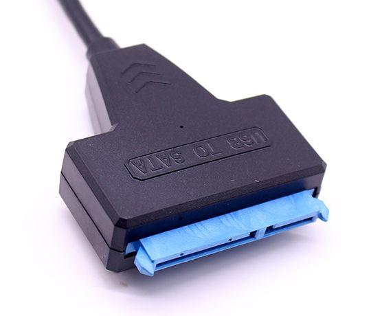 Адаптер - переходник - кабель SATA - USB3.0 для жесткого диска SSD/HDD 2.5 , ver.02, черный - фото 2 - id-p220771089