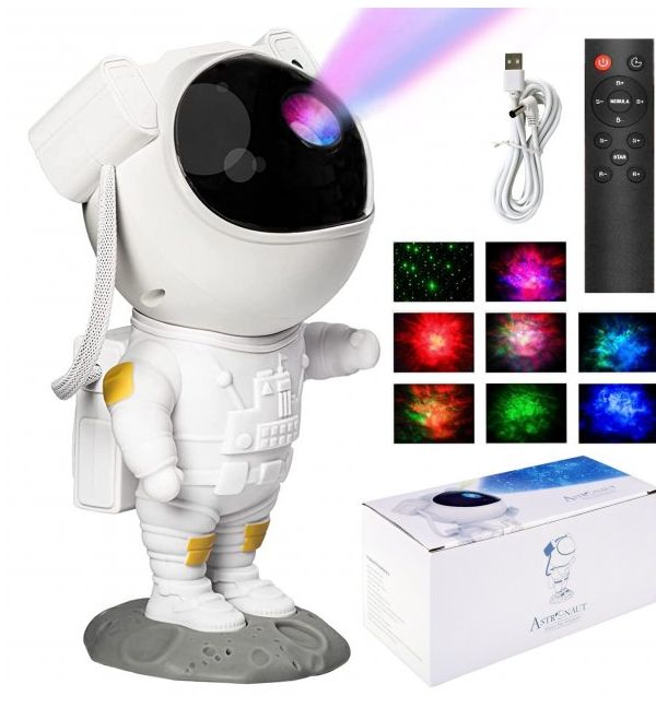 Ночник проектор игрушка Астронавт Astronaut Starry Sky Projector с пультом ДУ - фото 5 - id-p220771352