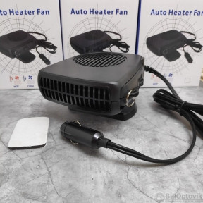 Автомобильный тепловентилятор и обдув стекол 2 в 1 Auto Heater Fan sj-006 (12V/200W). Хит продаж, фото 1