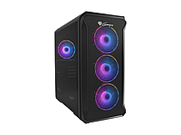 Корпус Genesis IRID 503 ARGB (NPC-1559) Black (Minitower, mATX, 2xUSB2, 1xUSB3, 4xFan aRGB, Window, w/o PSU)