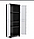 Высокий шкаф Tall cabinet, Черный / серый, фото 2