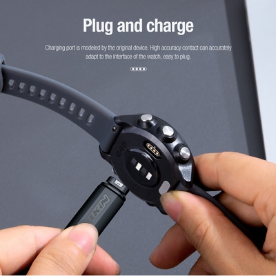 Магнитный кабель для зарядки Nillkin Garmin Watch Cable Черный - фото 10 - id-p220773492