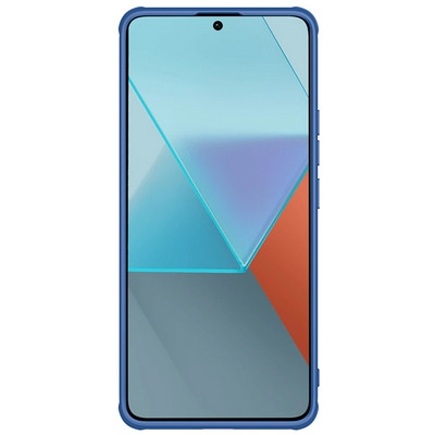 Пластиковый чехол Nillkin Super Frosted Shield Pro Синий для Xiaomi Redmi Note 13 Pro Plus 5G - фото 2 - id-p220773532