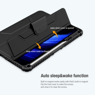 Защитный чехол Nillkin Bumper Leather Case Pro Черный для Xiaomi Pad 6 - фото 5 - id-p220773498