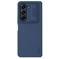 Силиконовый чехол Nillkin CamShield Silky Silicone Case Синий для Samsung Galaxy Z Fold 5