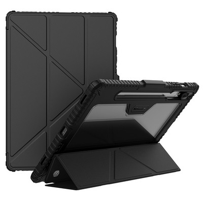 Защитный чехол Nillkin Bumper Leather Case Pro Multi-angle Черный для Samsung Galaxy Tab S9 Plus 5G - фото 3 - id-p220773568