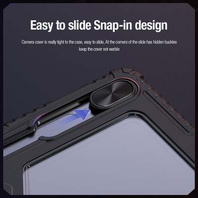 Защитный чехол Nillkin Bumper Leather Case Pro Multi-angle Черный для Samsung Galaxy Tab S9 Plus 5G - фото 5 - id-p220773568