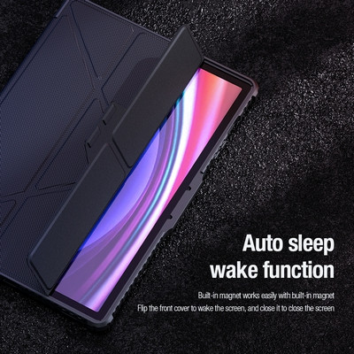 Защитный чехол Nillkin Bumper Leather Case Pro Multi-angle Черный для Samsung Galaxy Tab S9 Plus 5G - фото 8 - id-p220773568