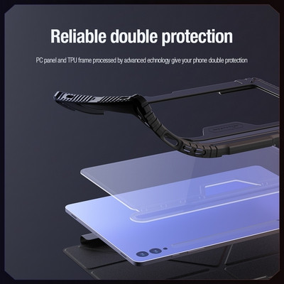 Защитный чехол Nillkin Bumper Leather Case Pro Multi-angle Черный для Samsung Galaxy Tab S9 Plus 5G - фото 10 - id-p220773568