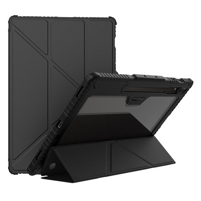 Защитный чехол Nillkin Bumper Leather Case Pro Multi-angle Черный для Samsung Galaxy Tab S9 Ultra 5G - фото 3 - id-p220773569