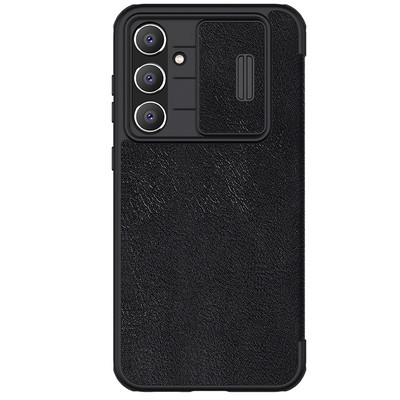 Кожаный чехол Nillkin Qin Pro Leather Case Черный для Samsung Galaxy S23 FE - фото 2 - id-p220773571