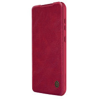 Кожаный чехол Nillkin Qin Pro Leather Case Красный для Samsung Galaxy S23 FE