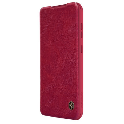 Кожаный чехол Nillkin Qin Pro Leather Case Красный для Samsung Galaxy S23 FE - фото 1 - id-p220773573